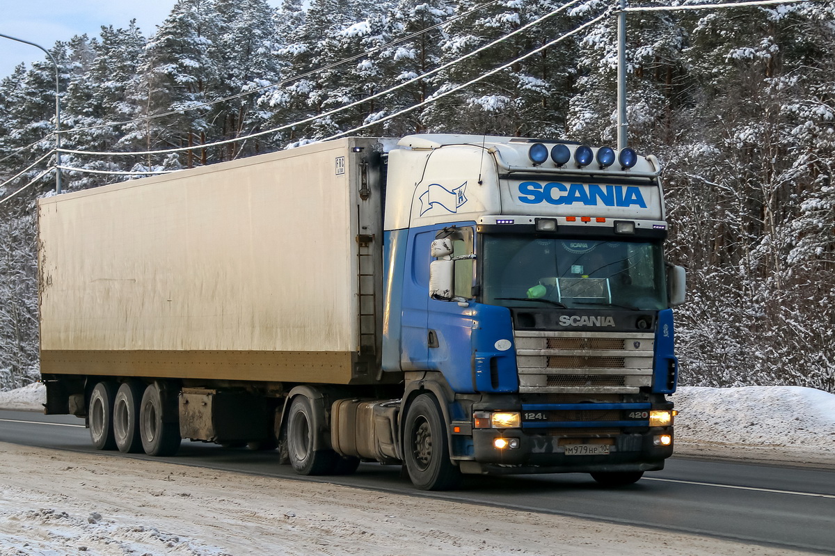 Карелия, № М 979 НР 10 — Scania ('1996) R124L