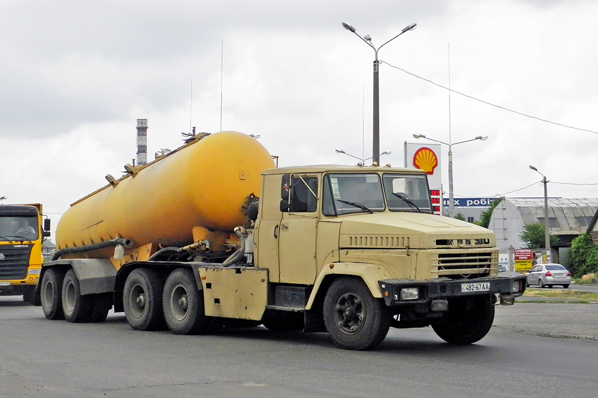 Днепропетровская область, № 482-67 АА — КрАЗ-6437 Днепропетровская область, № 482-67 АА — КрАЗ-6437