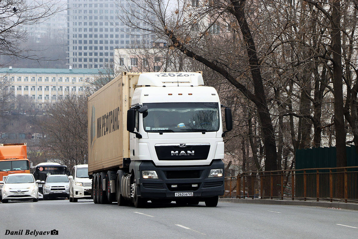 Приморский край, № Т 262 ОВ 125 — MAN TGX ('2007) 18.440 Приморский край, № Т 262 ОВ 125 — MAN TGX ('2007) 18.440