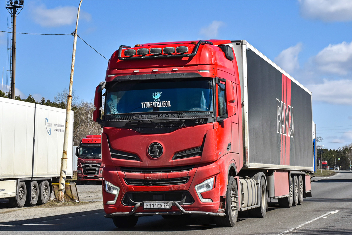 Тюменская область, № Р 111 ЕХ 72 — Shaanxi Shacman X6000 SX4188 Тюменская область, № Р 111 ЕХ 72 — Shaanxi Shacman X6000 SX4188