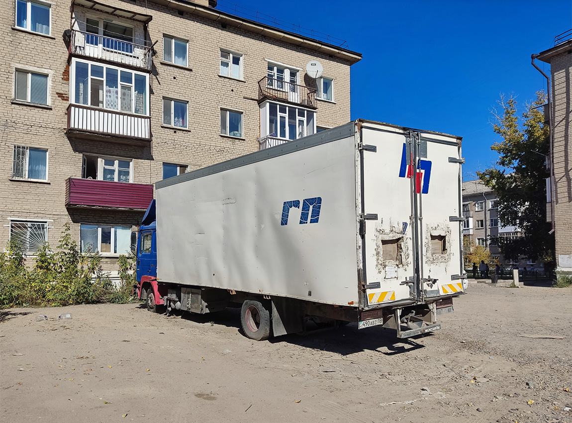 Абайская область, № 490 ABZ 18 — MAN M90 (общая модель) Абайская область, № 490 ABZ 18 — MAN M90 (общая модель)