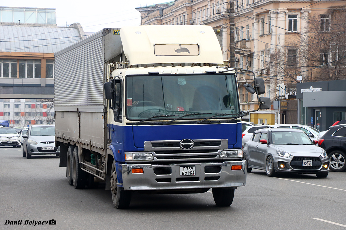 Приморский край, № Т 759 ВХ 125 — Hino Profia Приморский край, № Т 759 ВХ 125 — Hino Profia