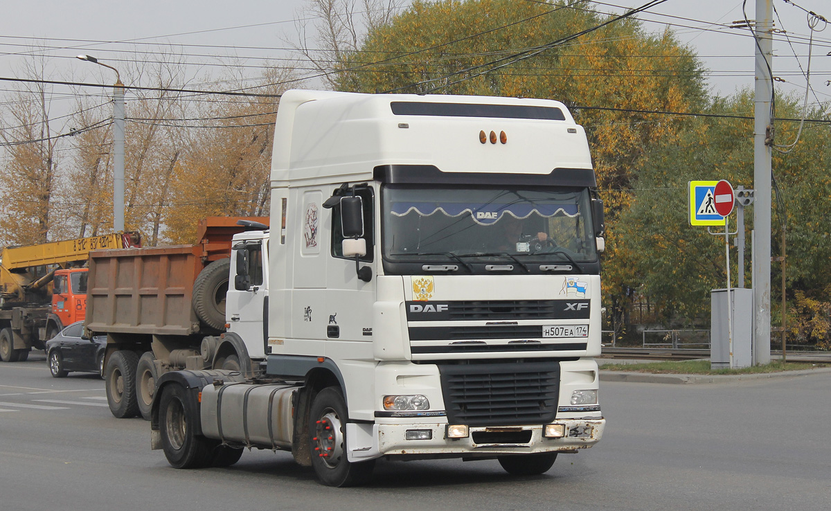 Челябинская область, № Н 507 ЕА 174 — DAF XF95 FT
