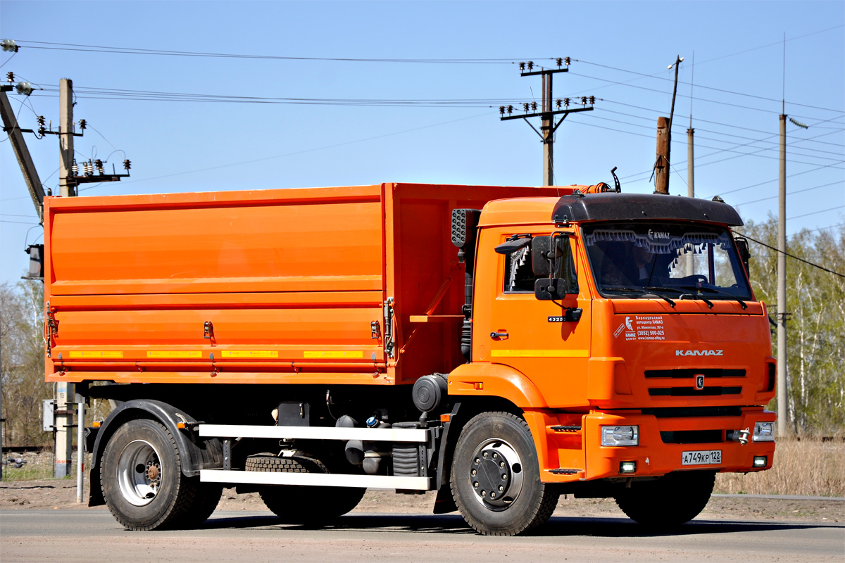 Алтайский край, № А 749 КР 122 — КамАЗ-43253-G5(69)