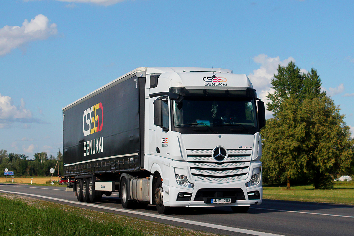Литва, № MJD 203 — Mercedes-Benz Actros ('2011) 1845 Литва, № MJD 203 — Mercedes-Benz Actros ('2011) 1845