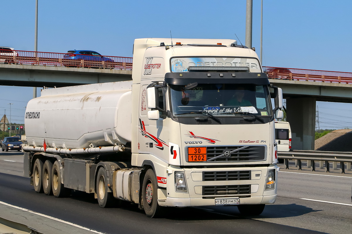 Ленинградская область, № Т 838 РМ 47 — Volvo ('2002) FH12.440 Ленинградская область, № Т 838 РМ 47 — Volvo ('2002) FH12.440