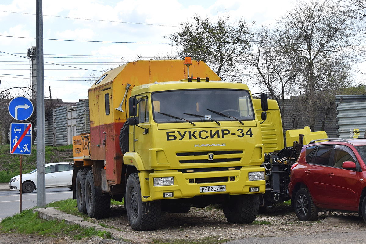 Волгоградская область, № Р 482 ОУ 86 — КамАЗ-43114-15 [43114R]