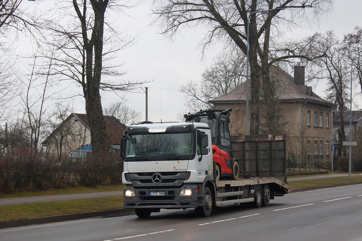 Литва, № LFO 398 — Mercedes-Benz Actros ('2009) Литва, № LFO 398 — Mercedes-Benz Actros ('2009)