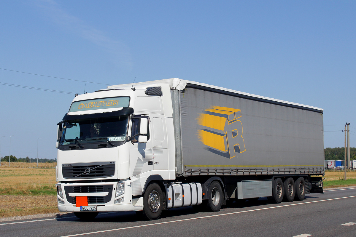 Литва, № GUO 925 — Volvo ('2008) FH.480