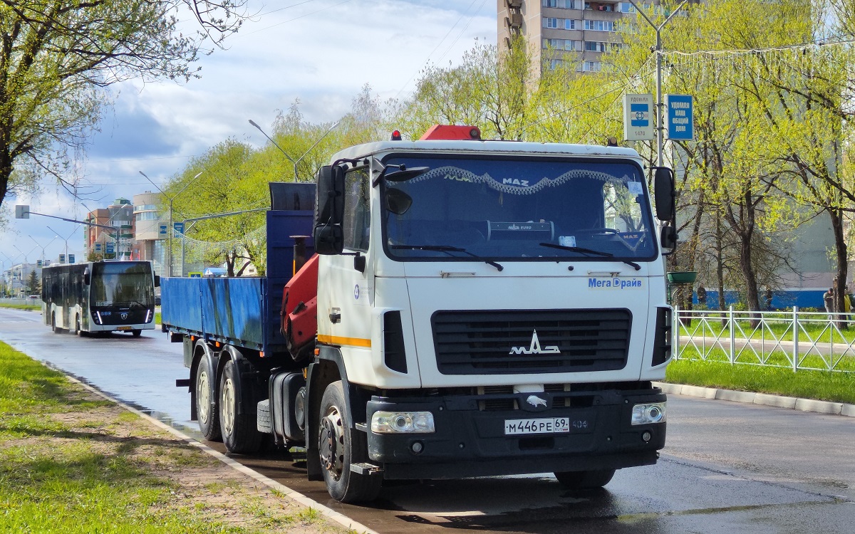 Тверская область, № М 446 РЕ 69 — МАЗ-6312B3