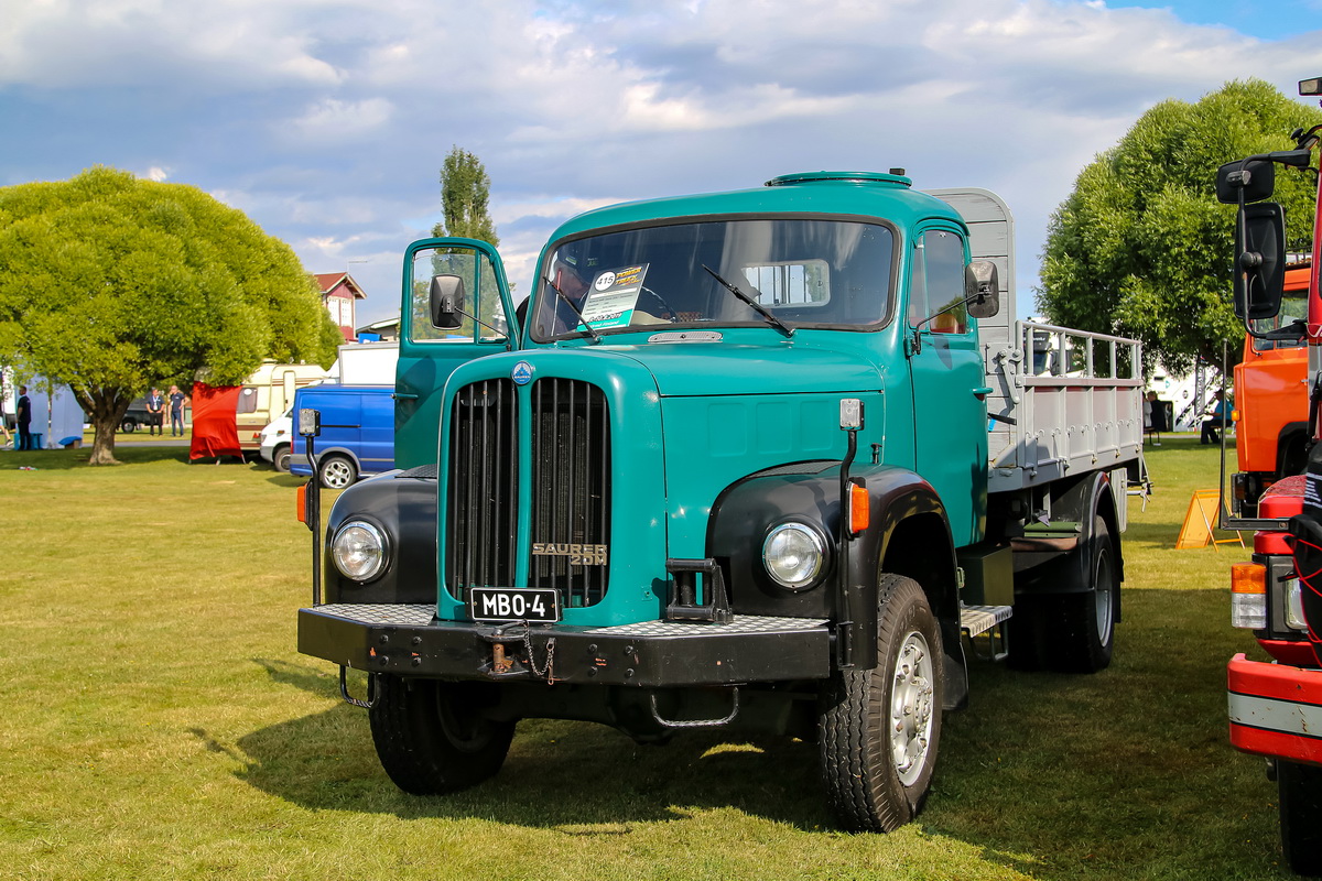 Финляндия, № MBO-4 — Saurer 2DM; Финляндия — Power Truck Show 2019 Финляндия, № MBO-4 — Saurer 2DM; Финляндия — Power Truck Show 2019