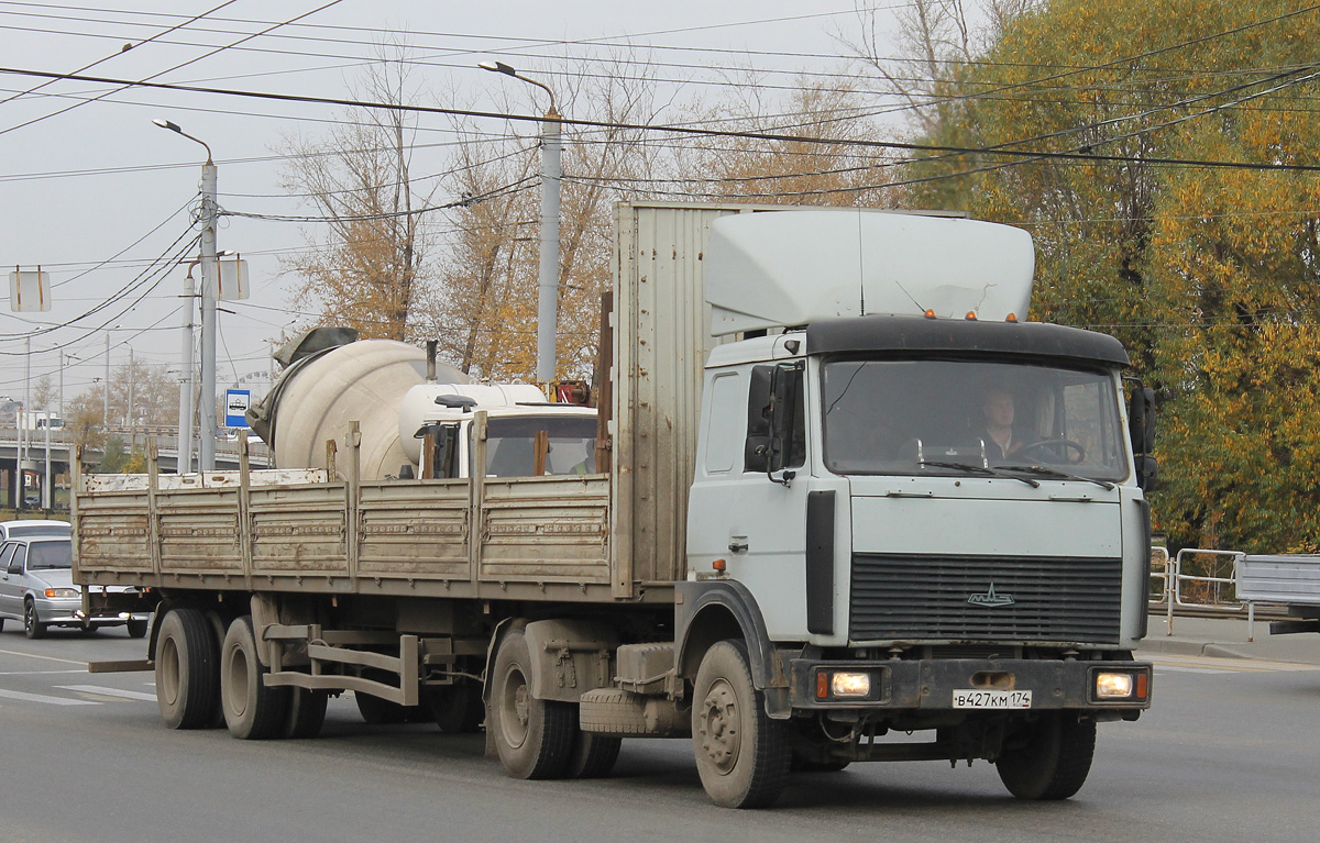 Челябинская область, № В 427 КМ 174 — МАЗ-54324
