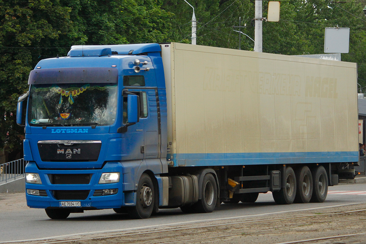 Днепропетровская область, № АЕ 7034 ІС — MAN TGX ('2007) 18.440 Днепропетровская область, № АЕ 7034 ІС — MAN TGX ('2007) 18.440