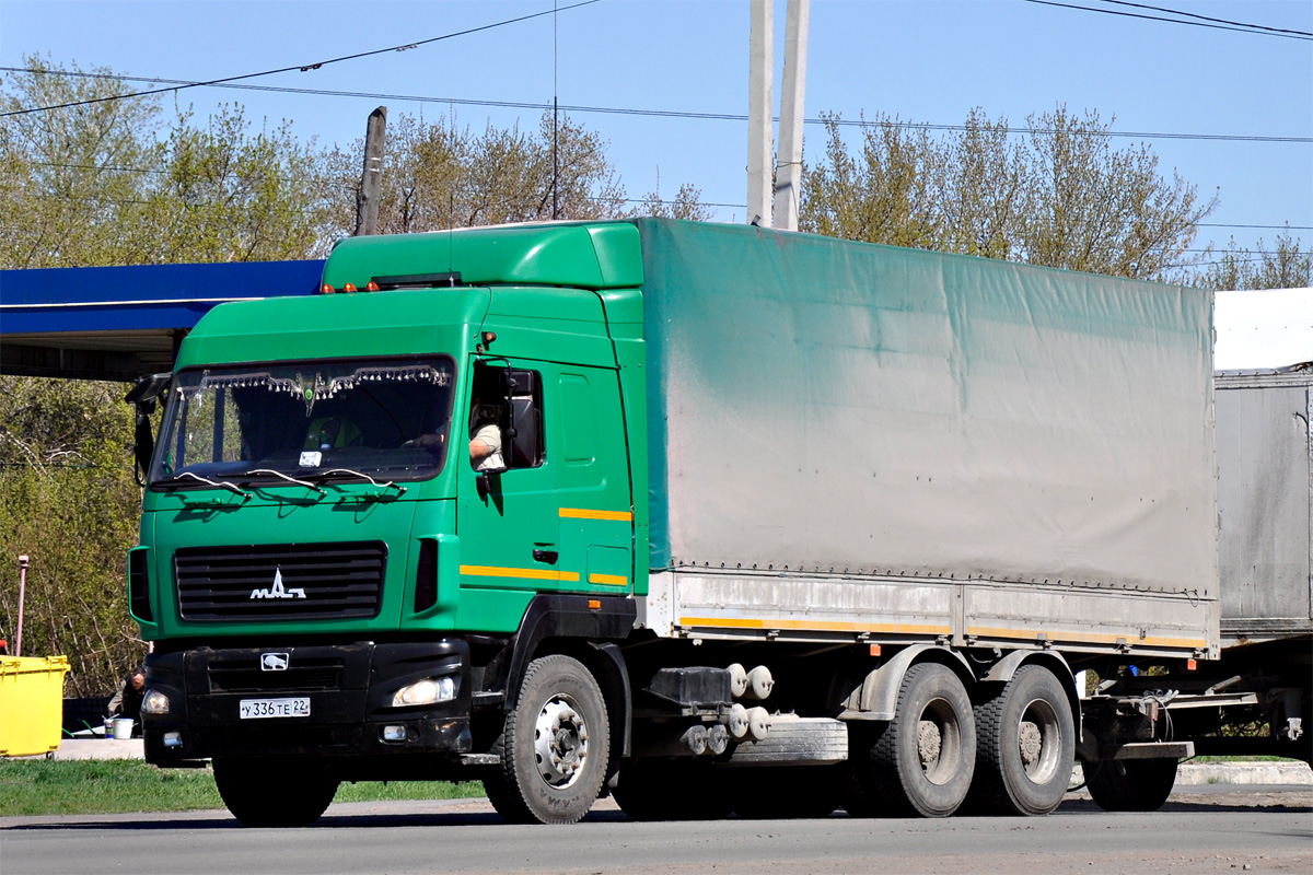 Алтайский край, № У 336 ТЕ 22 — МАЗ-6312A9 Алтайский край, № У 336 ТЕ 22 — МАЗ-6312A9