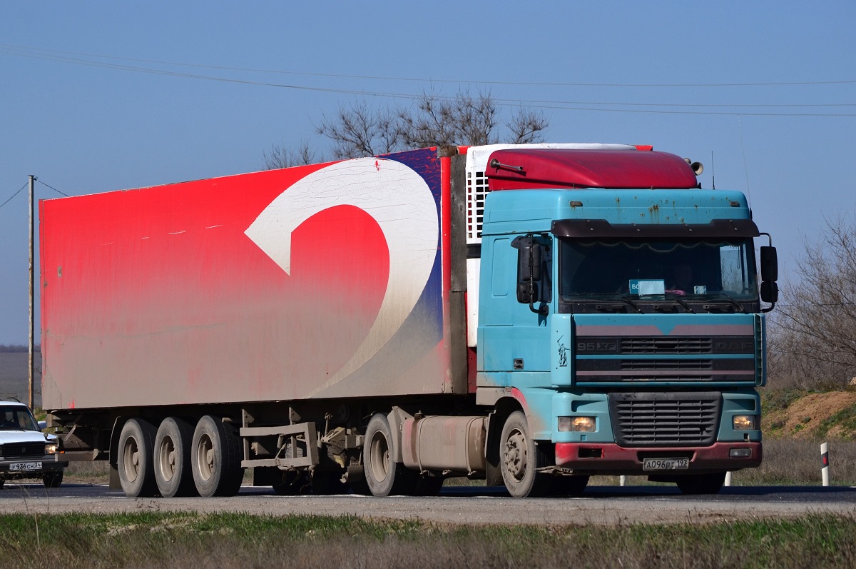 Краснодарский край, № А 096 ВТ 193 — DAF 95XF FT