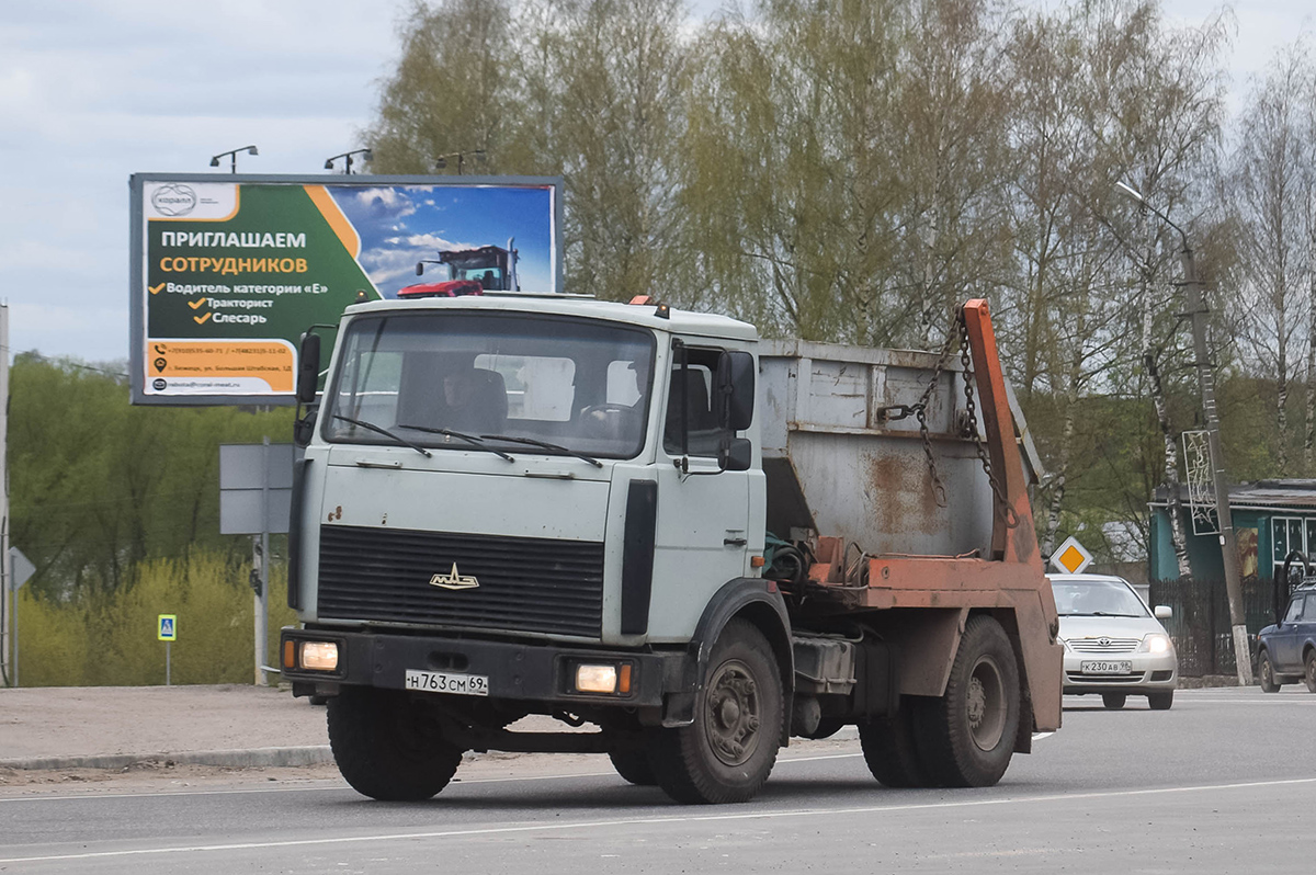 Тверская область, № Н 763 СМ 69 — МАЗ-555102