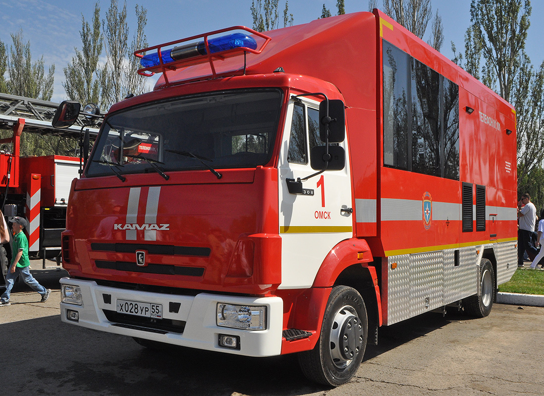 Омская область, № Х 028 УР 55 — КамАЗ-4308-G5(69) Омская область, № Х 028 УР 55 — КамАЗ-4308-G5(69)