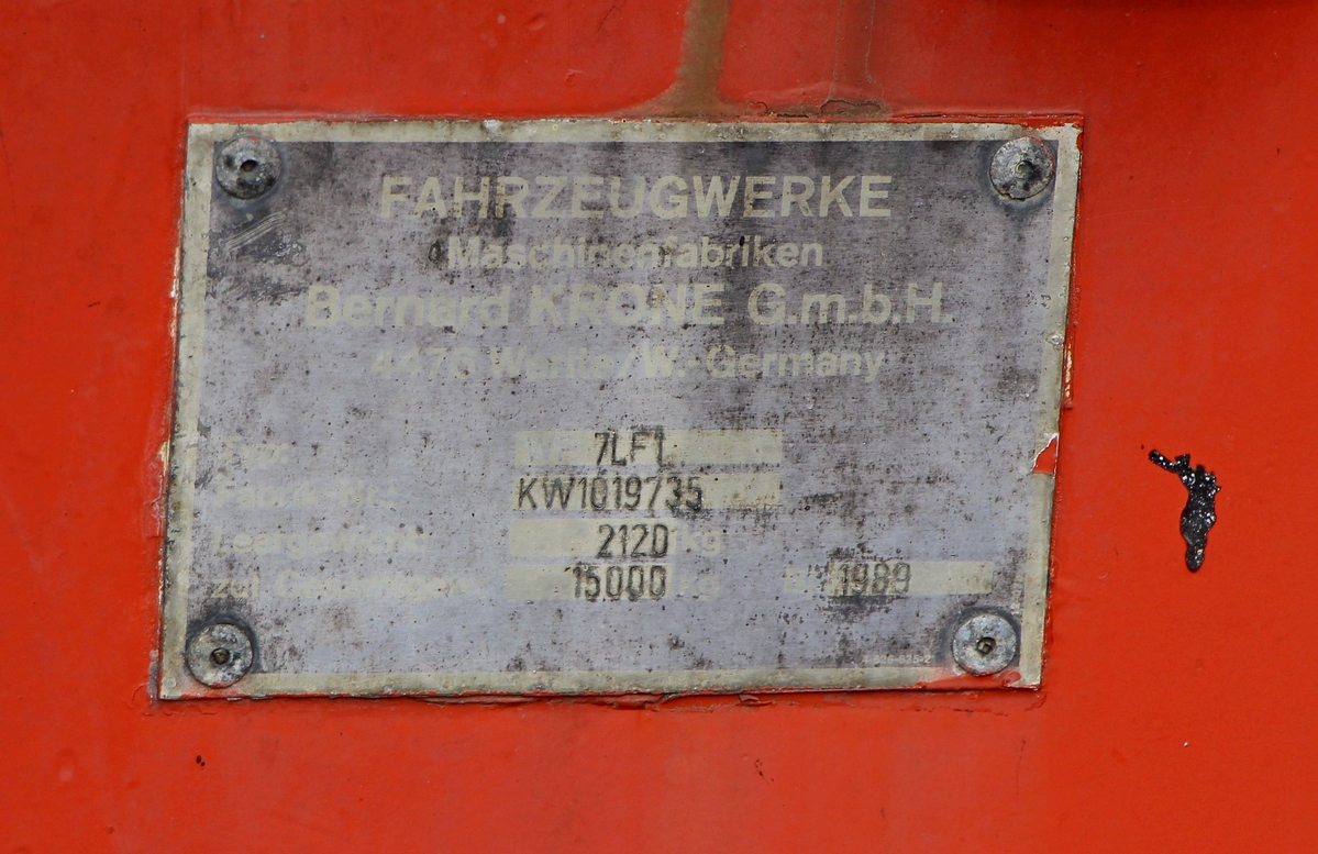 Томская область, № АС 6838 70 — Krone AZW 18/20 Томская область, № АС 6838 70 — Krone AZW 18/20