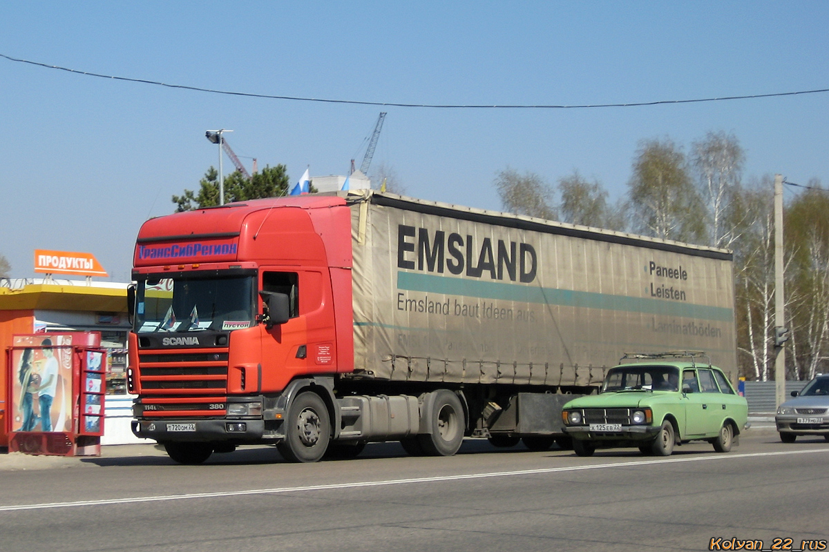 Алтайский край, № Т 720 ОМ 22 — Scania ('1996) R114L Алтайский край, № Т 720 ОМ 22 — Scania ('1996) R114L