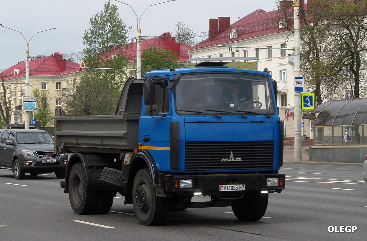 Минск, № АС 0251-7 — МАЗ-5551 (общая модель) Минск, № АС 0251-7 — МАЗ-5551 (общая модель)