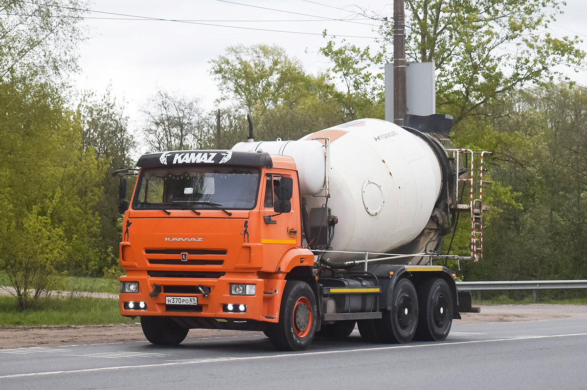 Тверская область, № Н 370 РО 69 — КамАЗ-6520 (общая модель)