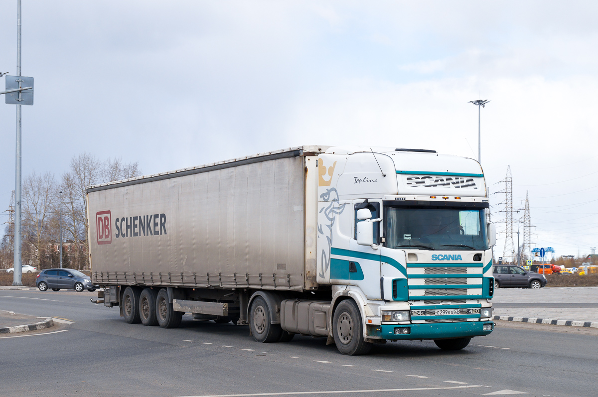 Новгородская область, № С 299 КА 53 — Scania ('1996) R124L