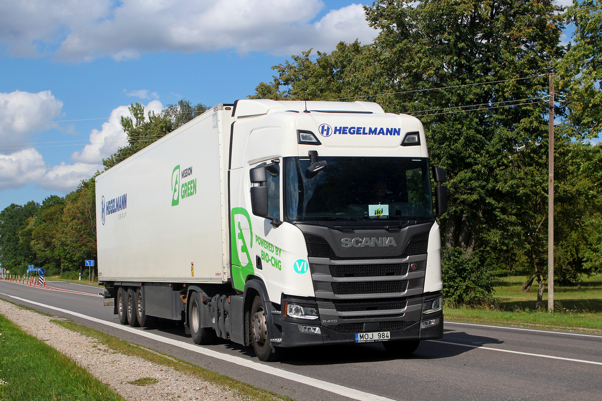Литва, № MOJ 984 — Scania ('2016) R410 Литва, № MOJ 984 — Scania ('2016) R410