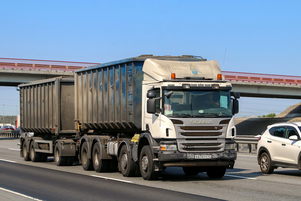 Ленинградская область, № В 674 ТТ 47 — Scania ('2011) P440