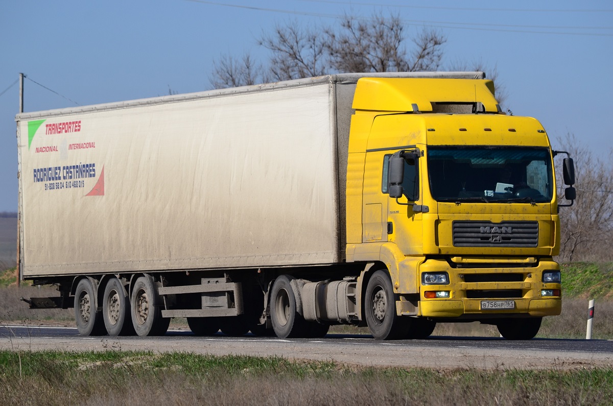 Ростовская область, № В 758 НР 761 — MAN TGA 18.390