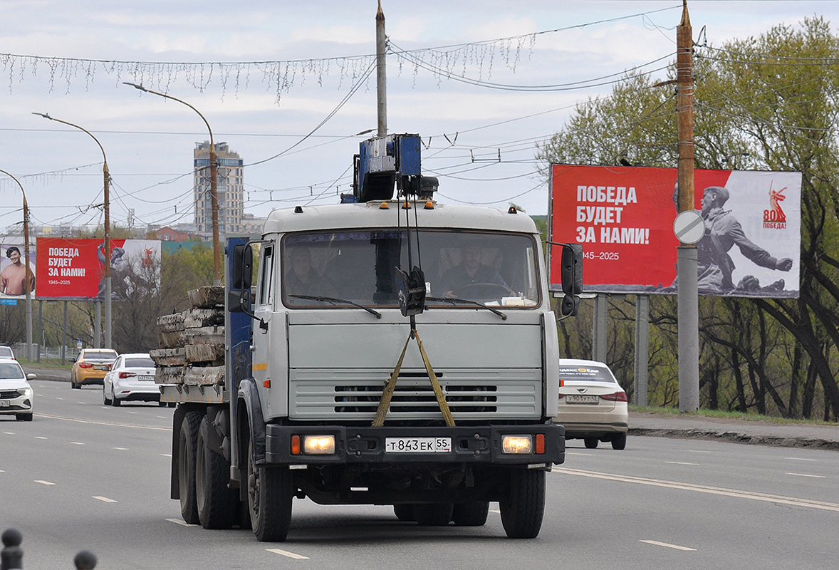 Омская область, № Т 843 ЕК 55 — КамАЗ-5320