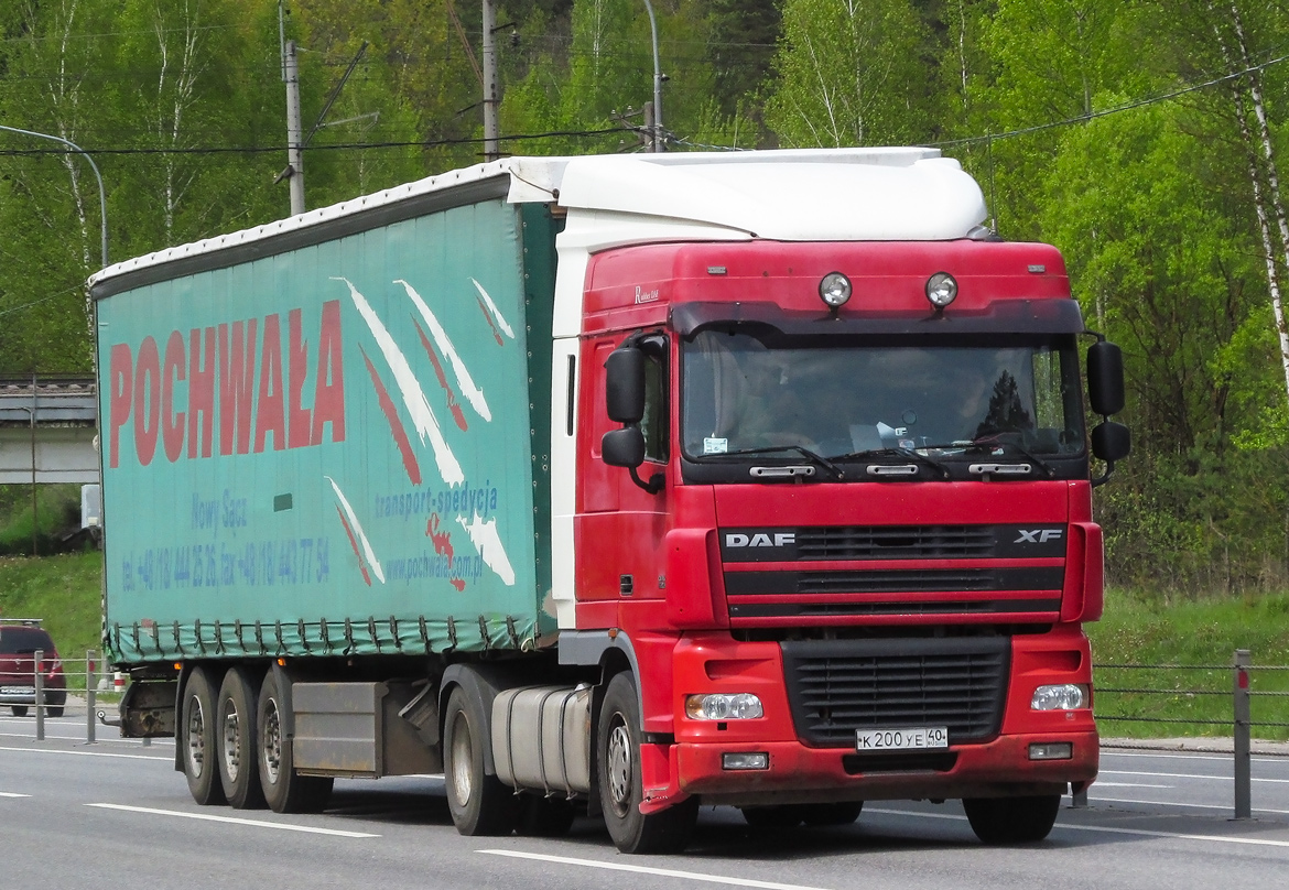 Калужская область, № К 200 УЕ 40 — DAF XF95 FT Калужская область, № К 200 УЕ 40 — DAF XF95 FT