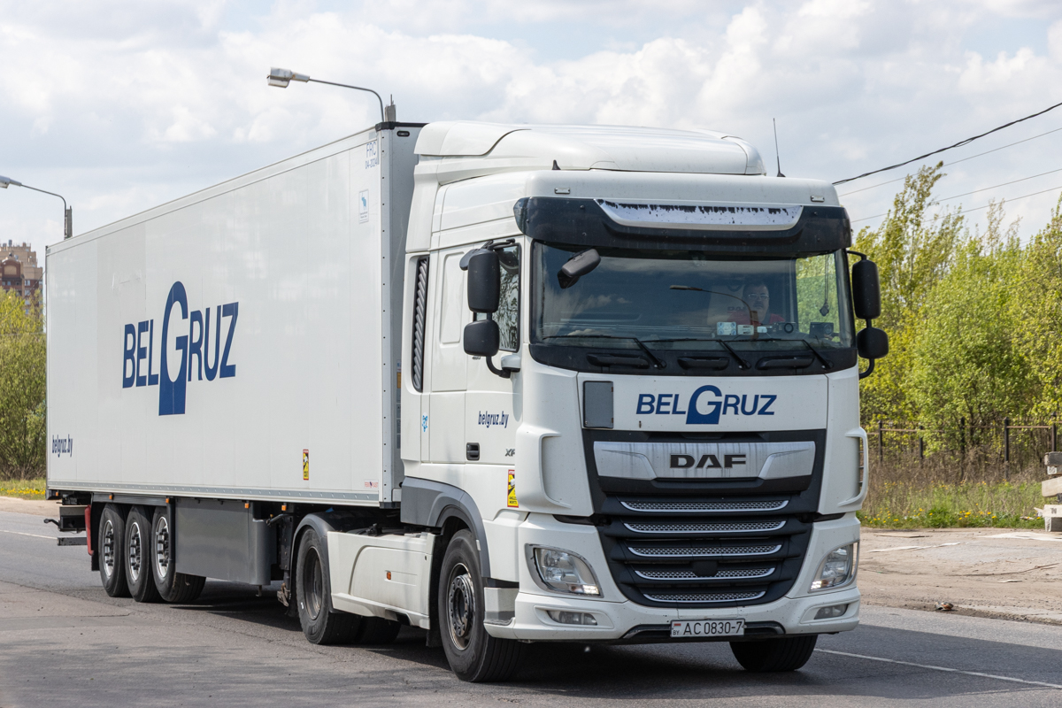 Минск, № АС 0830-7 — DAF XF Euro6 FT