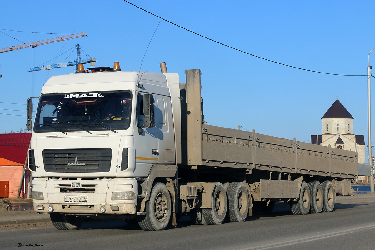 Саха (Якутия), № Н 987 КВ 14 — МАЗ-6430A9 Саха (Якутия), № Н 987 КВ 14 — МАЗ-6430A9