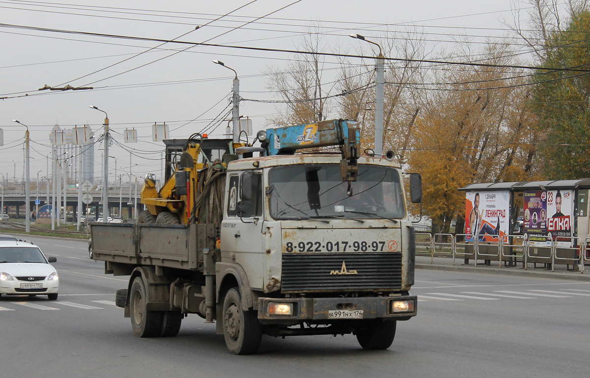 Челябинская область, № А 991 НХ 174 — МАЗ-53366