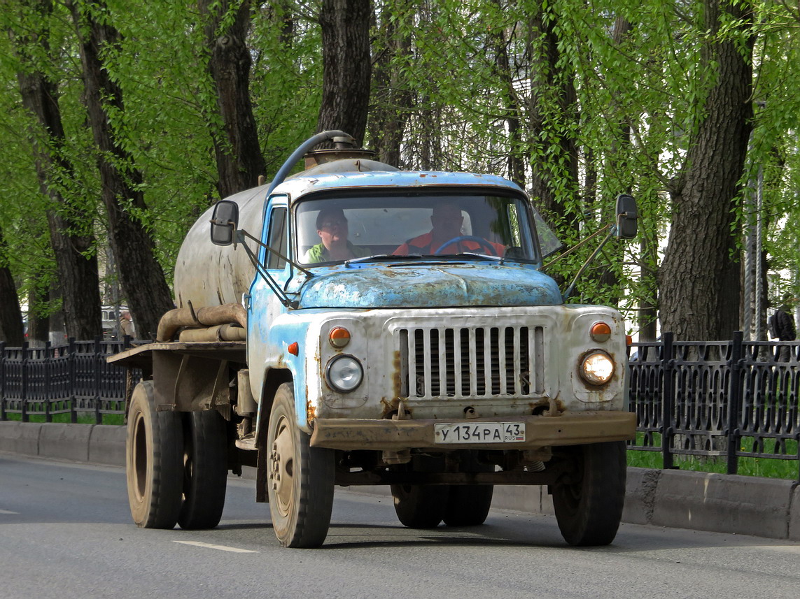 Кировская область, № У 134 РА 43 — ГАЗ-53-12 Кировская область, № У 134 РА 43 — ГАЗ-53-12