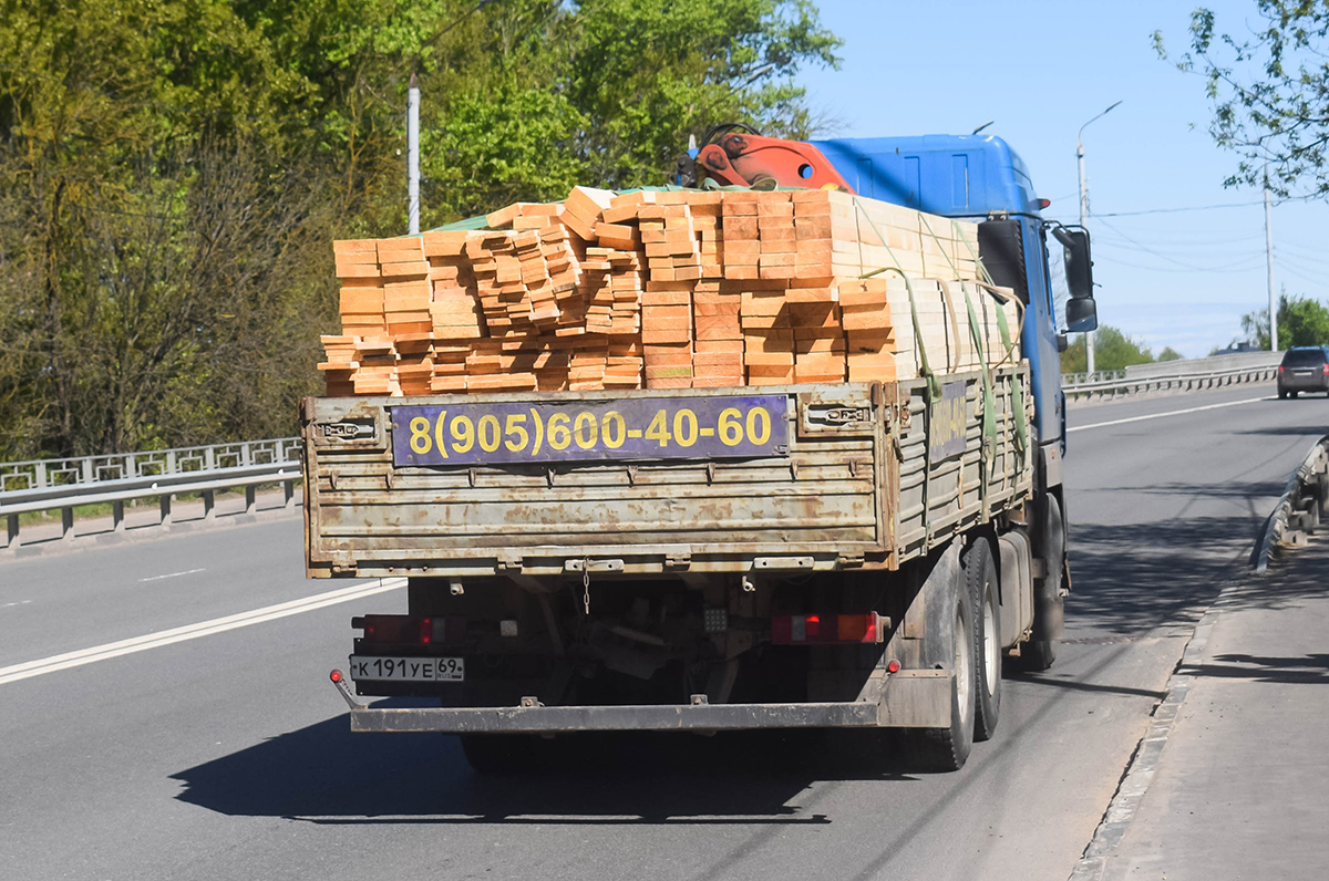 Тверская область, № К 191 УЕ 69 — МАЗ-6312A9