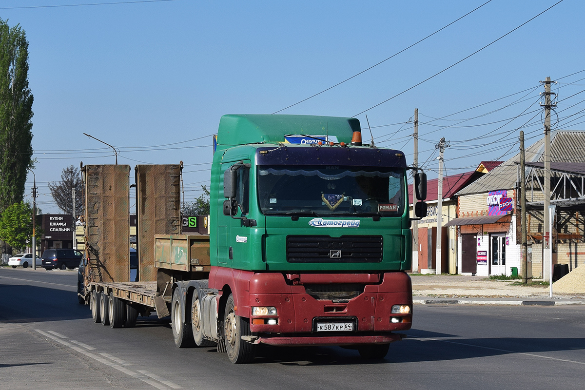 Саратовская область, № К 587 КР 64 — MAN TGA (общая модель) Саратовская область, № К 587 КР 64 — MAN TGA (общая модель)