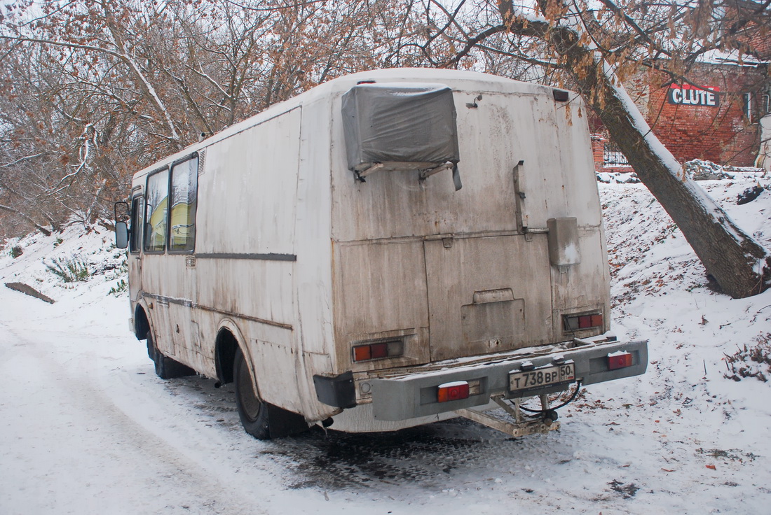 Московская область, № Т 738 ВР 50 — ПАЗ-3205 (общая модель)