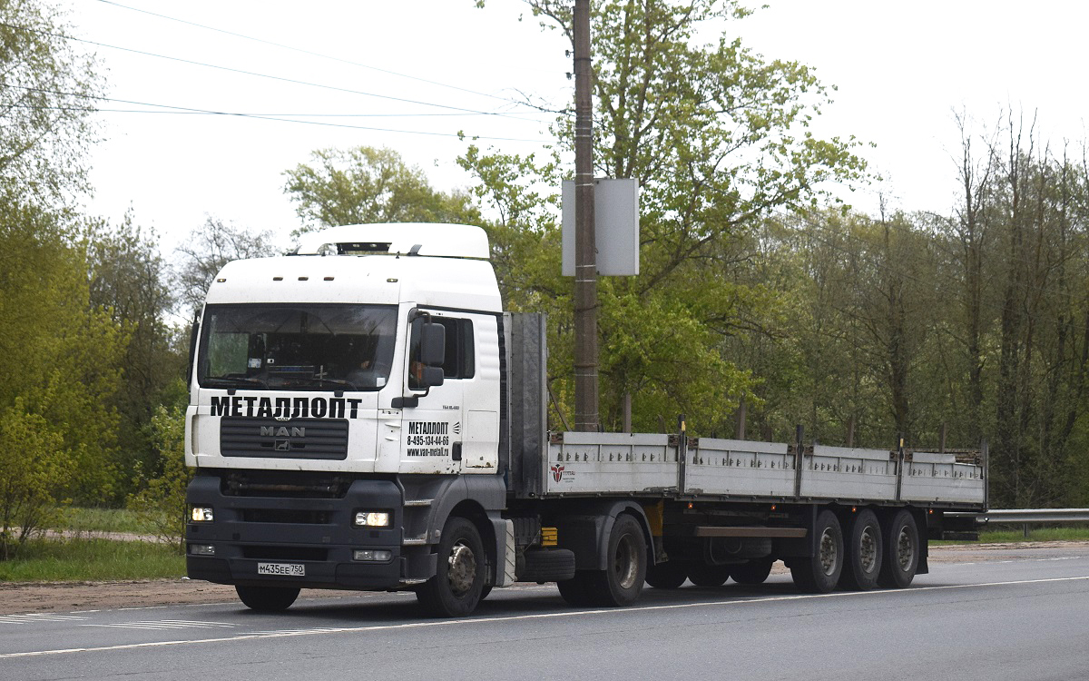 Москва, № М 435 ЕЕ 750 — MAN TGA 18.480