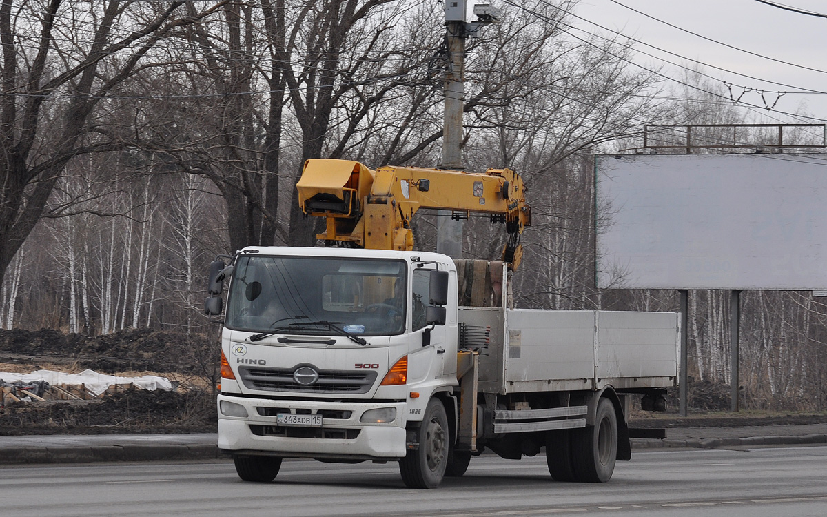 Северо-Казахстанская область, № 343 ADB 15 — Hino 500