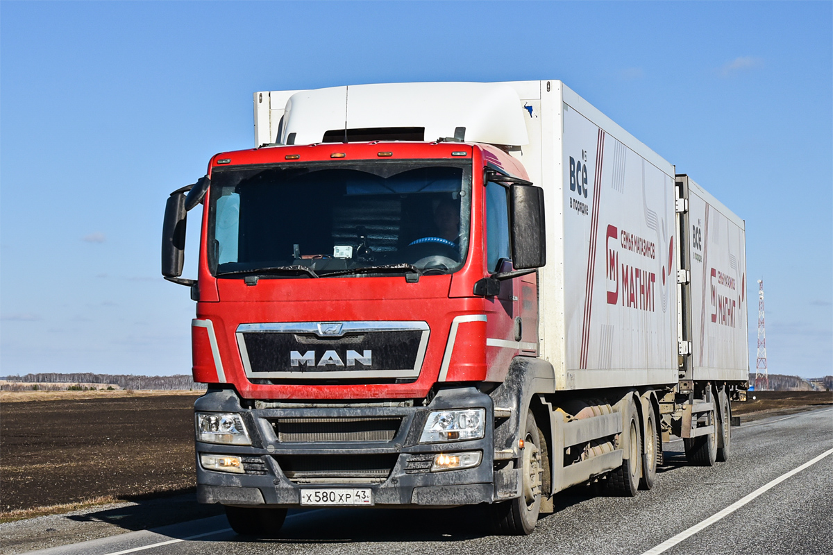 Омская область, № Х 580 ХР 43 — MAN TGS ('2007) 28.360