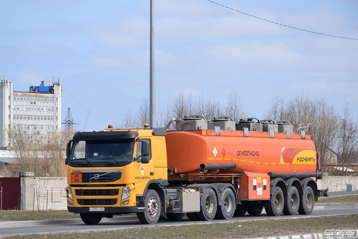 Архангельская область, № К 275 СС 29 — Volvo ('2010) FM.400 [X9P]