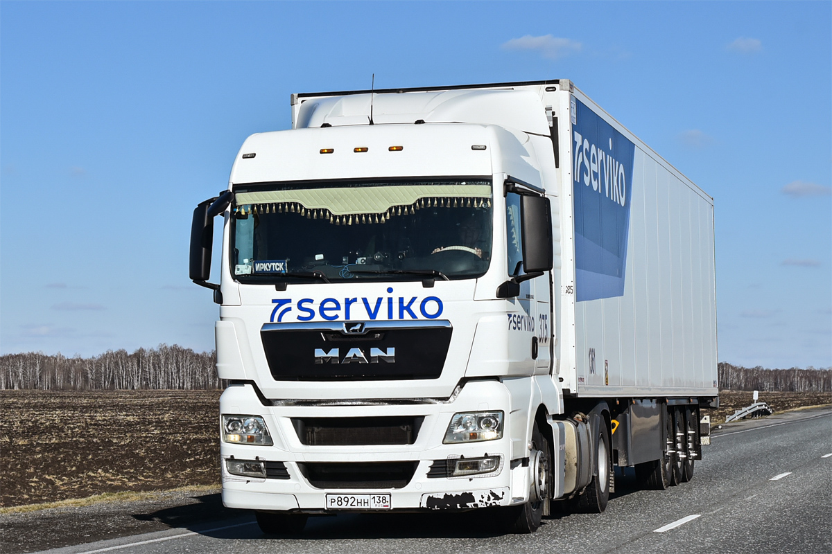 Иркутская область, № 375 — MAN TGX ('2007) (общая модель) Иркутская область, № 375 — MAN TGX ('2007) (общая модель)