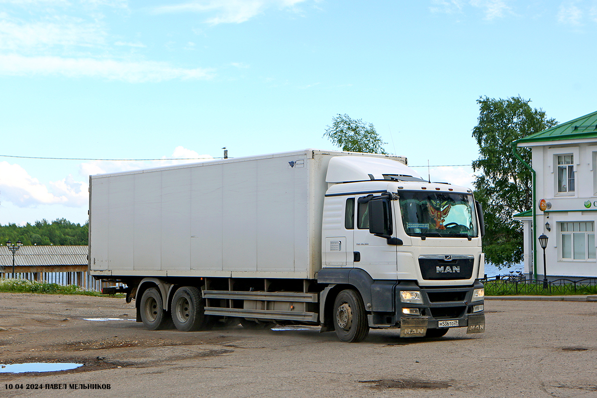 Архангельская область, № М 536 ТО 29 — MAN TGS ('2007) 28.360