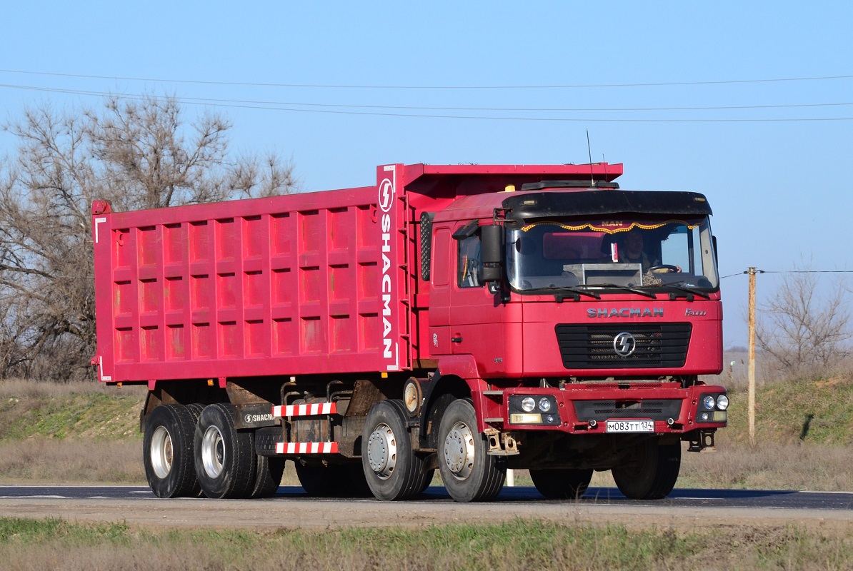 Волгоградская область, № М 083 ТТ 134 — Shaanxi Shacman F2000 SX331x Волгоградская область, № М 083 ТТ 134 — Shaanxi Shacman F2000 SX331x