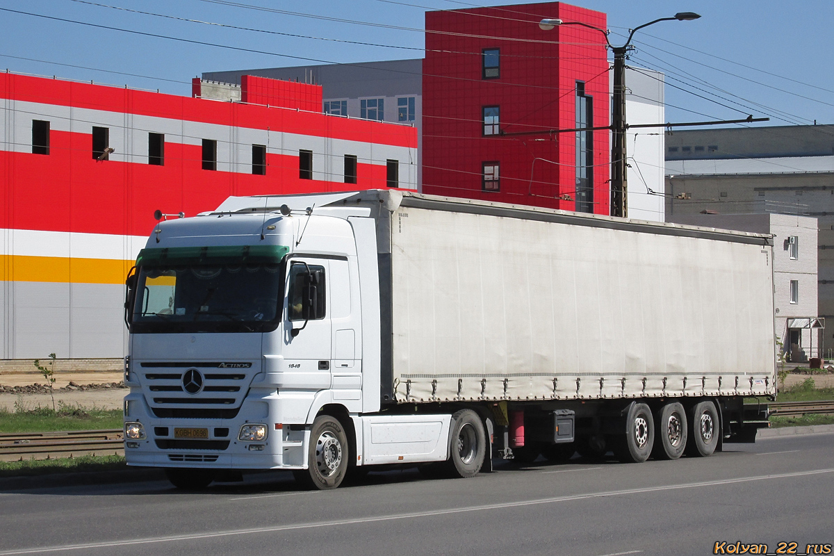 Киргизия, № KGBH 0696 — Mercedes-Benz Actros ('2003) 1848 Киргизия, № KGBH 0696 — Mercedes-Benz Actros ('2003) 1848