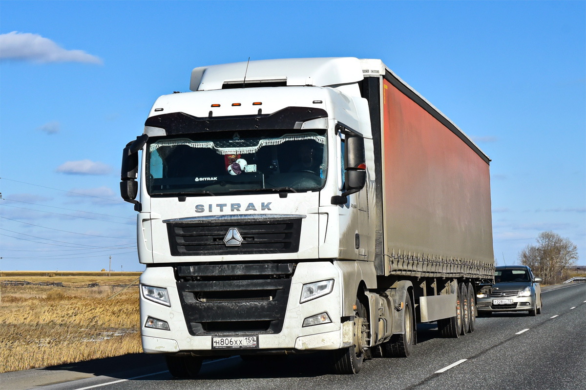 Пермский край, № Н 806 ХХ 159 — Sitrak C7H ZZ4186