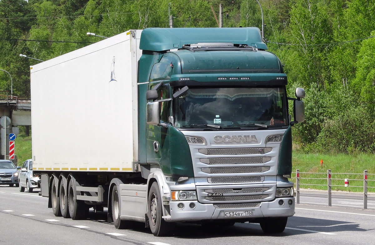 Воронежская область, № С 534 ВУ 136 — Scania ('2013) R440 Воронежская область, № С 534 ВУ 136 — Scania ('2013) R440