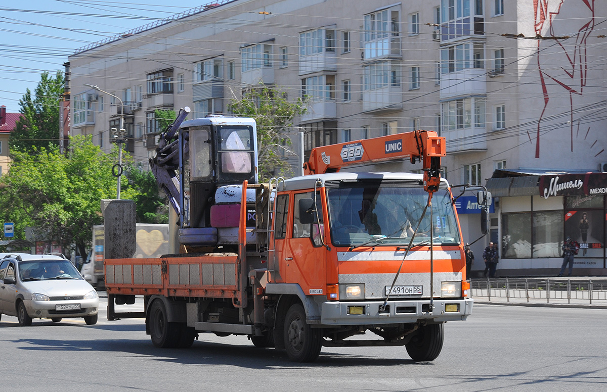 Омская область, № Х 491 ОН 55 — Mitsubishi Fuso (общая модель)