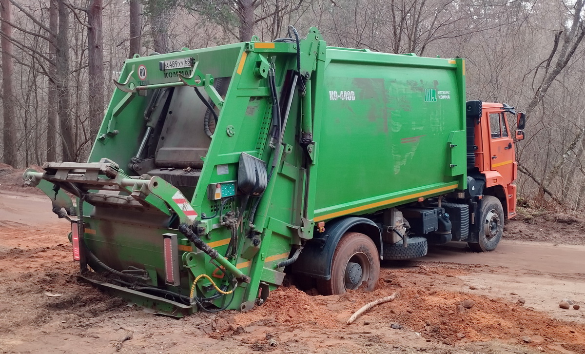 Псковская область, № А 489 ХУ 60 — КамАЗ-53605-A5(48)